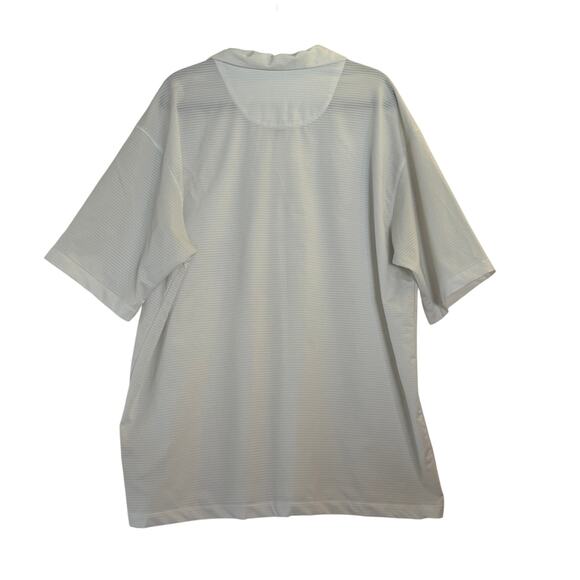 Nike Golf Sphere Dry Button Up Shirt Mens XXL White Performance Stretch RARE - Picture 8 of 8